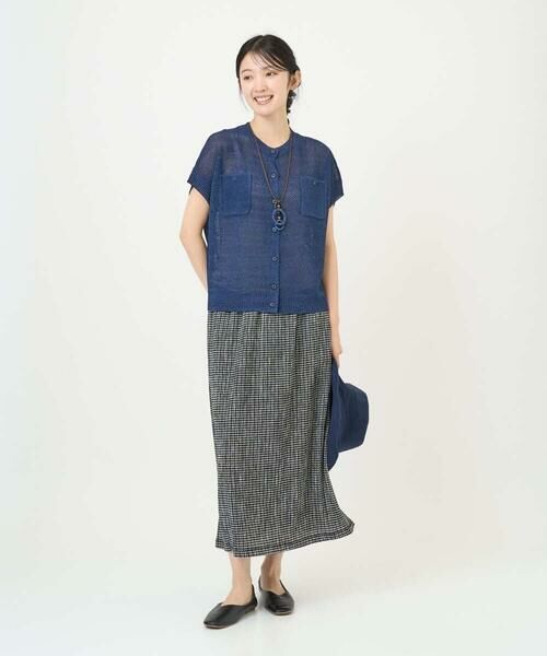 GIANNI LO GIUDICE / ジャンニ・ロ・ジュディチェ ベスト | ペーパーヤーン鹿の子ニットベスト | 詳細25