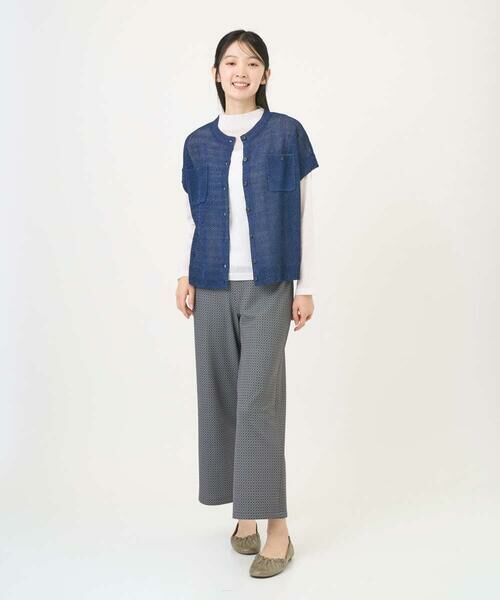 GIANNI LO GIUDICE / ジャンニ・ロ・ジュディチェ ベスト | ペーパーヤーン鹿の子ニットベスト | 詳細28