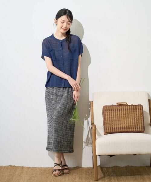 GIANNI LO GIUDICE / ジャンニ・ロ・ジュディチェ ベスト | ペーパーヤーン鹿の子ニットベスト | 詳細30