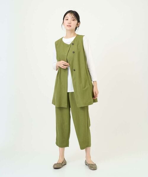 GIANNI LO GIUDICE / ジャンニ・ロ・ジュディチェ ベスト | [洗える・日本製]ナチュラルスムースジレ | 詳細13