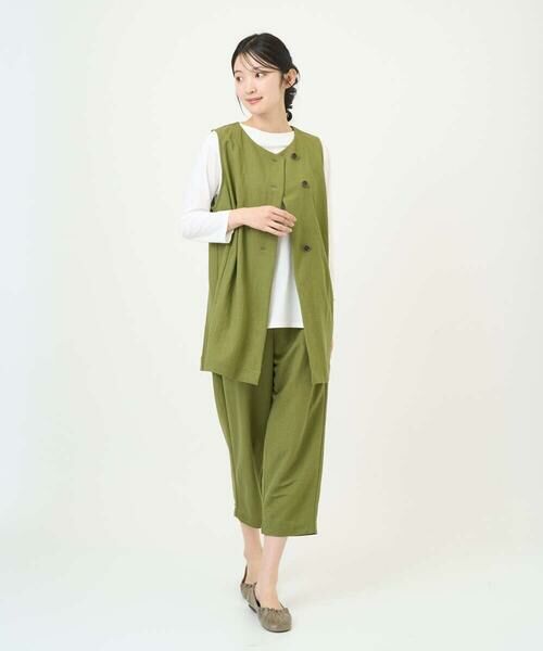 GIANNI LO GIUDICE / ジャンニ・ロ・ジュディチェ ベスト | [洗える・日本製]ナチュラルスムースジレ | 詳細14