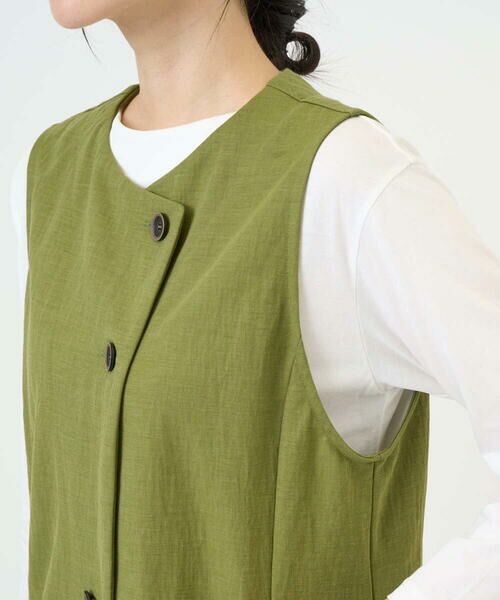 GIANNI LO GIUDICE / ジャンニ・ロ・ジュディチェ ベスト | [洗える・日本製]ナチュラルスムースジレ | 詳細8