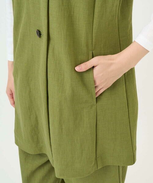 GIANNI LO GIUDICE / ジャンニ・ロ・ジュディチェ ベスト | [洗える・日本製]ナチュラルスムースジレ | 詳細9