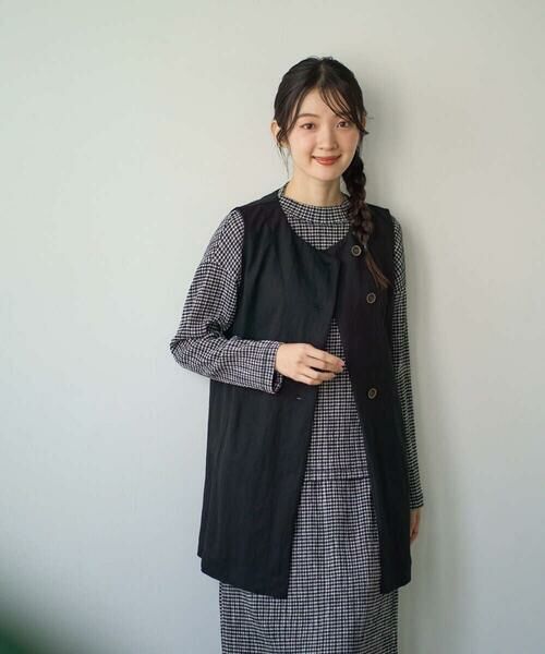 GIANNI LO GIUDICE / ジャンニ・ロ・ジュディチェ ベスト | [洗える・日本製]ナチュラルスムースジレ | 詳細17