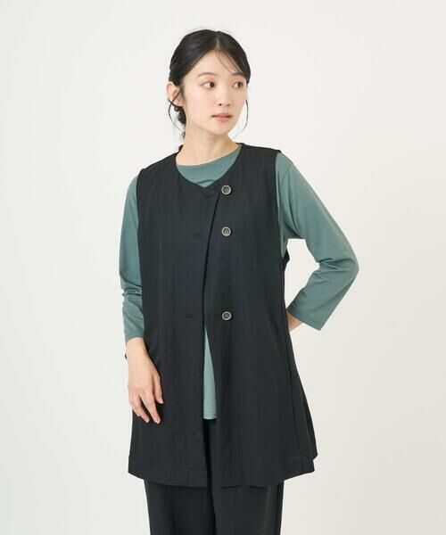 GIANNI LO GIUDICE / ジャンニ・ロ・ジュディチェ ベスト | [洗える・日本製]ナチュラルスムースジレ | 詳細18