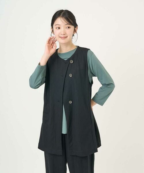 GIANNI LO GIUDICE / ジャンニ・ロ・ジュディチェ ベスト | [洗える・日本製]ナチュラルスムースジレ | 詳細19