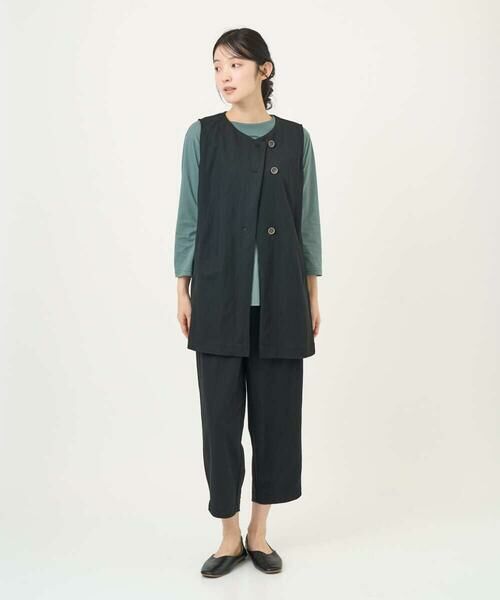 GIANNI LO GIUDICE / ジャンニ・ロ・ジュディチェ ベスト | [洗える・日本製]ナチュラルスムースジレ | 詳細22