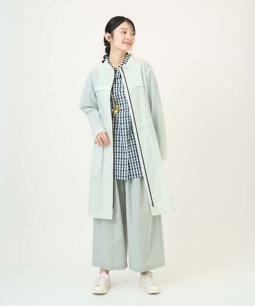 GIANNI LO GIUDICE / ジャンニ・ロ・ジュディチェ その他アウター | [洗える]ナイロンストレッチタフタコート（ミントグリーン）