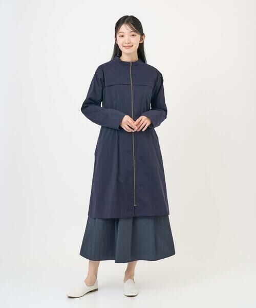 GIANNI LO GIUDICE / ジャンニ・ロ・ジュディチェ その他アウター | [洗える]ナイロンストレッチタフタコート（ネイビー）