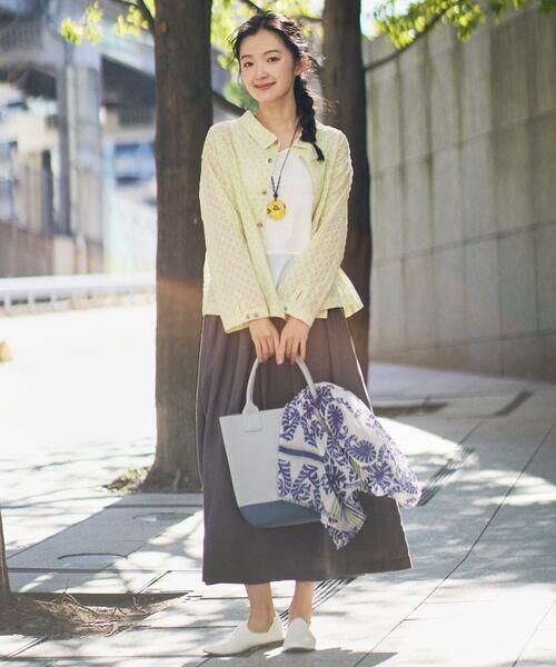 GIANNI LO GIUDICE / ジャンニ・ロ・ジュディチェ シャツ・ブラウス | [洗える]塩縮加工ダイヤ柄ブラウス | 詳細1