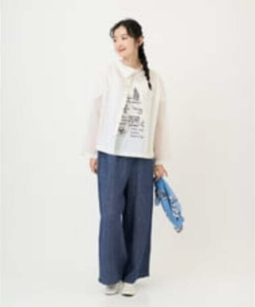 GIANNI LO GIUDICE / ジャンニ・ロ・ジュディチェ シャツ・ブラウス | [洗える]塩縮加工ダイヤ柄ブラウス | 詳細12