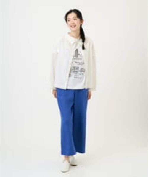 GIANNI LO GIUDICE / ジャンニ・ロ・ジュディチェ シャツ・ブラウス | [洗える]塩縮加工ダイヤ柄ブラウス | 詳細13