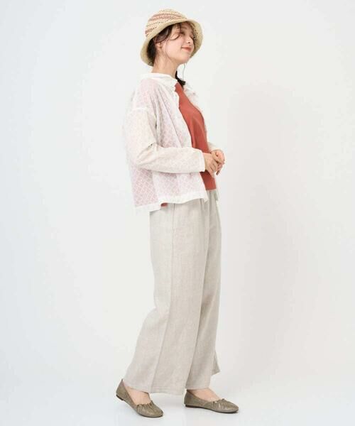 GIANNI LO GIUDICE / ジャンニ・ロ・ジュディチェ シャツ・ブラウス | [洗える]塩縮加工ダイヤ柄ブラウス | 詳細17