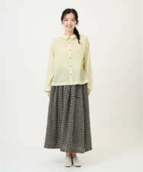 GIANNI LO GIUDICE / ジャンニ・ロ・ジュディチェ シャツ・ブラウス | [洗える]塩縮加工ダイヤ柄ブラウス | 詳細2