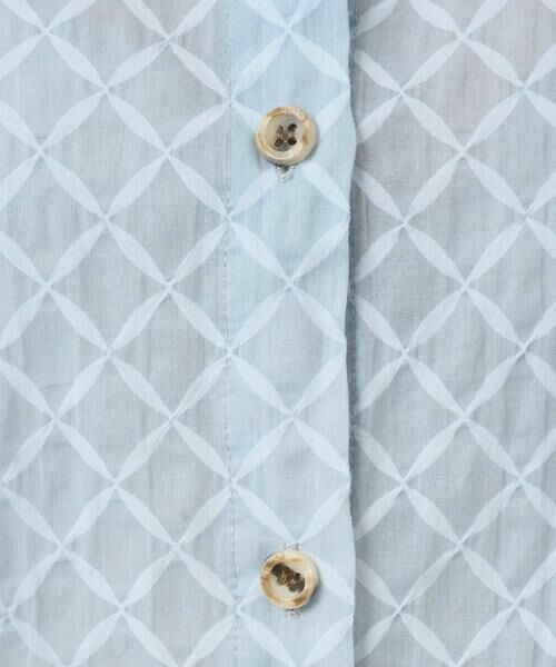 GIANNI LO GIUDICE / ジャンニ・ロ・ジュディチェ シャツ・ブラウス | [洗える]塩縮加工ダイヤ柄ブラウス | 詳細27