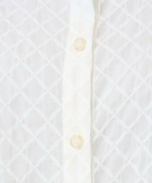 GIANNI LO GIUDICE / ジャンニ・ロ・ジュディチェ シャツ・ブラウス | [洗える]塩縮加工ダイヤ柄ブラウス | 詳細29