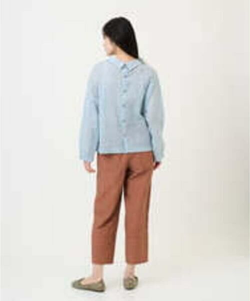 GIANNI LO GIUDICE / ジャンニ・ロ・ジュディチェ シャツ・ブラウス | [洗える]塩縮加工ダイヤ柄ブラウス | 詳細9