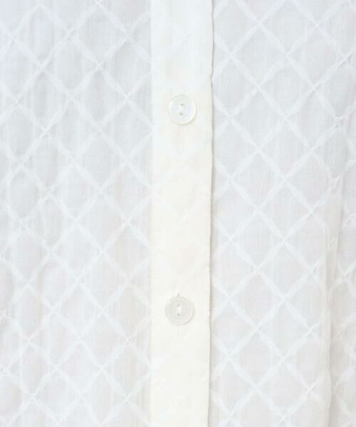 GIANNI LO GIUDICE / ジャンニ・ロ・ジュディチェ シャツ・ブラウス | [洗える]塩縮ダイヤ柄フード衿ブラウス | 詳細9