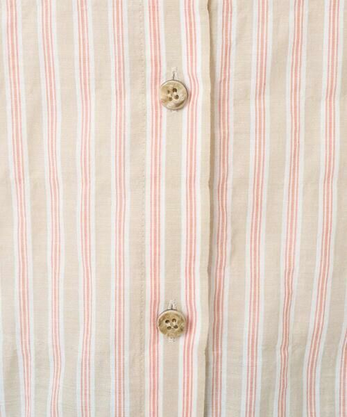 GIANNI LO GIUDICE / ジャンニ・ロ・ジュディチェ シャツ・ブラウス | [洗える・日本製]コットンシャーリングストライプブラウス | 詳細13