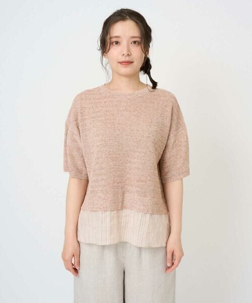 GIANNI LO GIUDICE / ジャンニ・ロ・ジュディチェ ニット・セーター | [洗える]テトロンリネンカスリニット | 詳細4