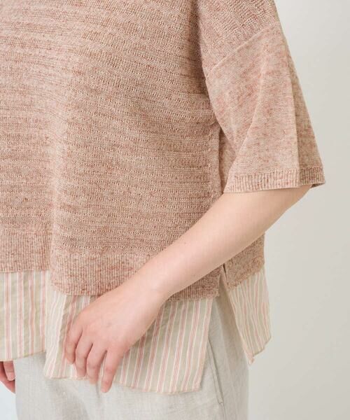 GIANNI LO GIUDICE / ジャンニ・ロ・ジュディチェ ニット・セーター | [洗える]テトロンリネンカスリニット | 詳細8