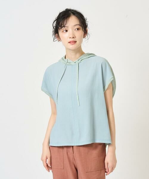 GIANNI LO GIUDICE / ジャンニ・ロ・ジュディチェ ニット・セーター | [洗える]リネンナイロンソフトシアーニット（グリーン）