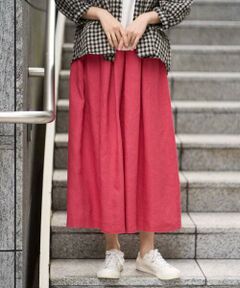 GIANNI LO GIUDICE / ジャンニ・ロ・ジュディチェ ロング・マキシ丈スカート | [洗える]カラーリネン製品洗いスカート