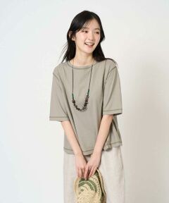 GIANNI LO GIUDICE / ジャンニ・ロ・ジュディチェ カットソー | [洗える]クールローレルスカイコットTシャツ