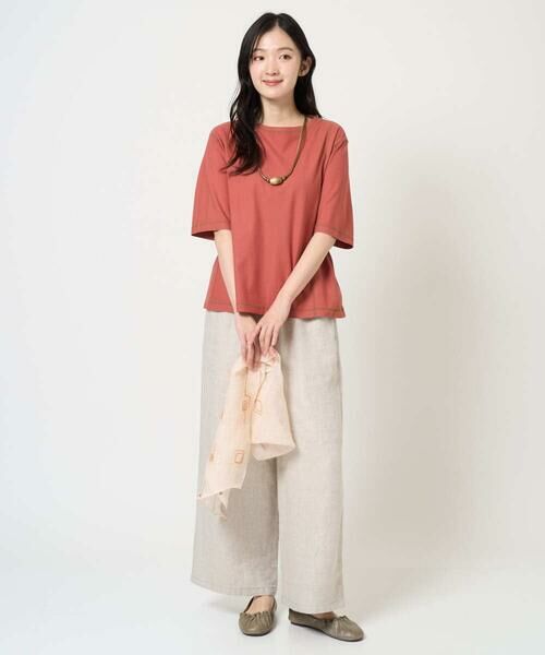 GIANNI LO GIUDICE / ジャンニ・ロ・ジュディチェ カットソー | [洗える]クールローレルスカイコットTシャツ | 詳細5