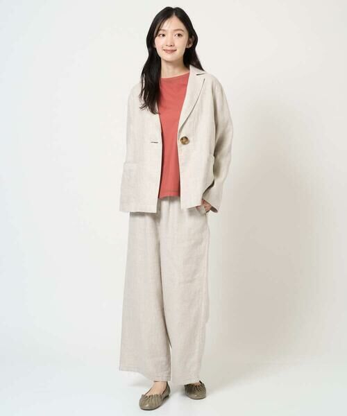 GIANNI LO GIUDICE / ジャンニ・ロ・ジュディチェ カットソー | [洗える]クールローレルスカイコットTシャツ | 詳細8