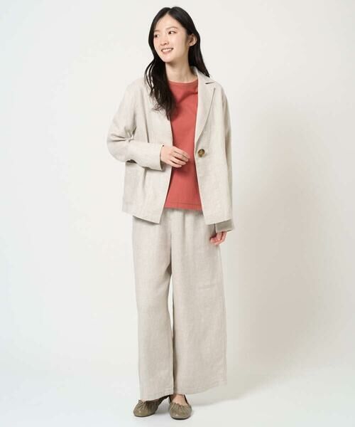 GIANNI LO GIUDICE / ジャンニ・ロ・ジュディチェ カットソー | [洗える]クールローレルスカイコットTシャツ | 詳細9