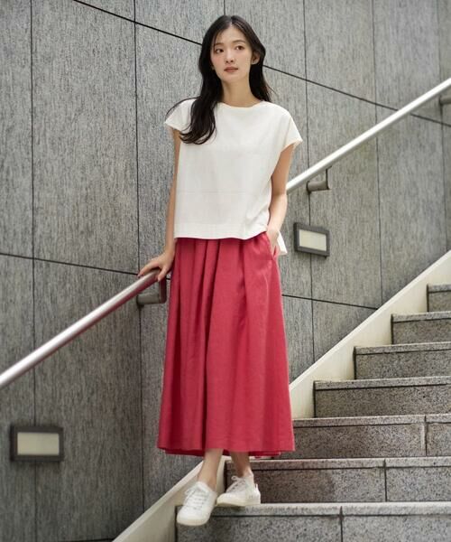 GIANNI LO GIUDICE / ジャンニ・ロ・ジュディチェ カットソー | [洗える]クールローレルノースリーブカットソー | 詳細18