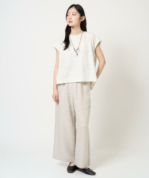 GIANNI LO GIUDICE / ジャンニ・ロ・ジュディチェ カットソー | [洗える]クールローレルノースリーブカットソー | 詳細24