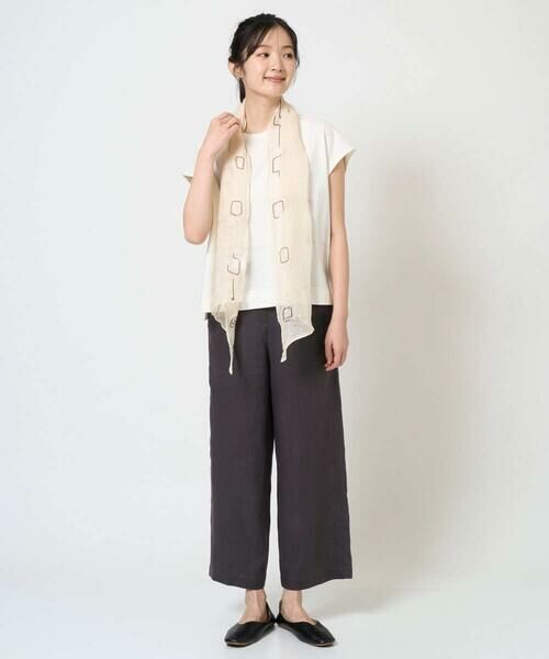 GIANNI LO GIUDICE / ジャンニ・ロ・ジュディチェ カットソー | [洗える]クールローレルノースリーブカットソー | 詳細27