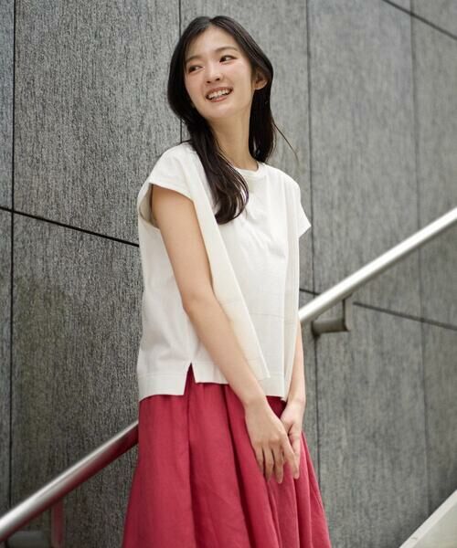 GIANNI LO GIUDICE / ジャンニ・ロ・ジュディチェ カットソー | [洗える]クールローレルノースリーブカットソー | 詳細5