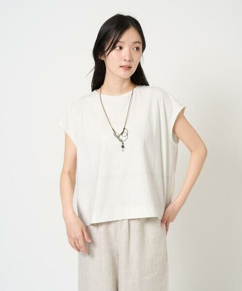 GIANNI LO GIUDICE / ジャンニ・ロ・ジュディチェ カットソー | [洗える]クールローレルノースリーブカットソー | 詳細6