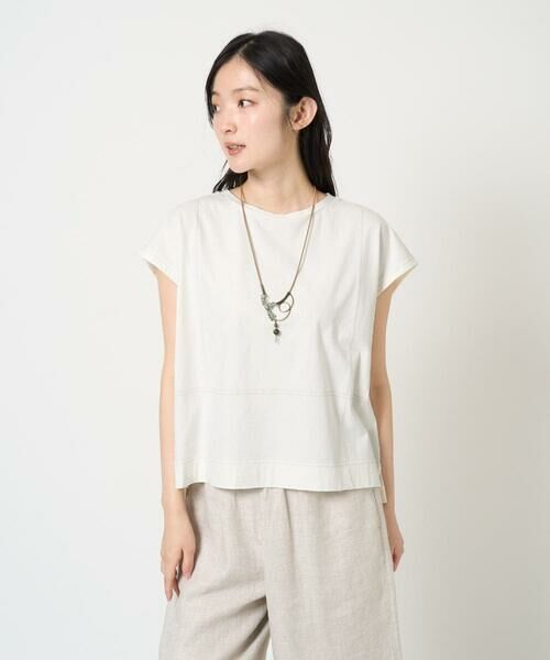GIANNI LO GIUDICE / ジャンニ・ロ・ジュディチェ カットソー | [洗える]クールローレルノースリーブカットソー | 詳細7