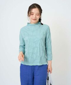 GIANNI LO GIUDICE / ジャンニ・ロ・ジュディチェ カットソー | [洗える・日本製]麻混シャーリングカットソー