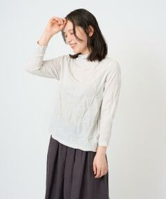 GIANNI LO GIUDICE / ジャンニ・ロ・ジュディチェ カットソー | [洗える・日本製]麻混シャーリングカットソー