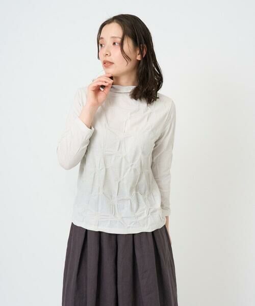 GIANNI LO GIUDICE / ジャンニ・ロ・ジュディチェ カットソー | [洗える・日本製]麻混シャーリングカットソー | 詳細11