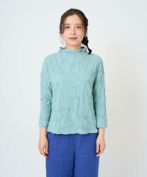 GIANNI LO GIUDICE / ジャンニ・ロ・ジュディチェ カットソー | [洗える・日本製]麻混シャーリングカットソー | 詳細12