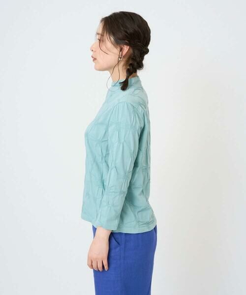 GIANNI LO GIUDICE / ジャンニ・ロ・ジュディチェ カットソー | [洗える・日本製]麻混シャーリングカットソー | 詳細13