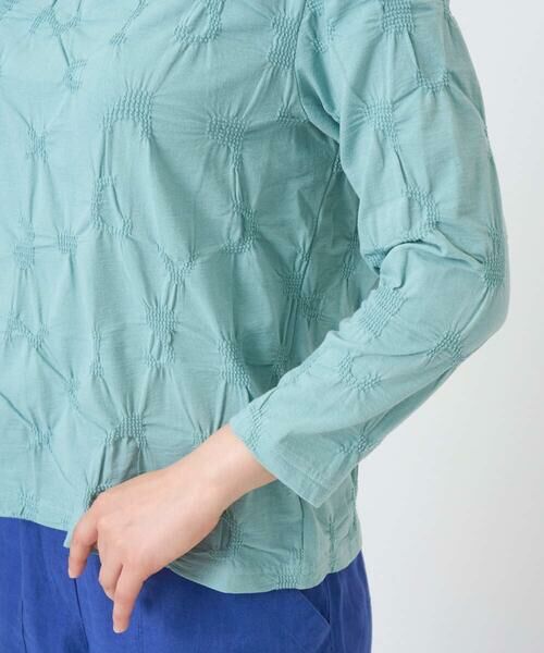 GIANNI LO GIUDICE / ジャンニ・ロ・ジュディチェ カットソー | [洗える・日本製]麻混シャーリングカットソー | 詳細16