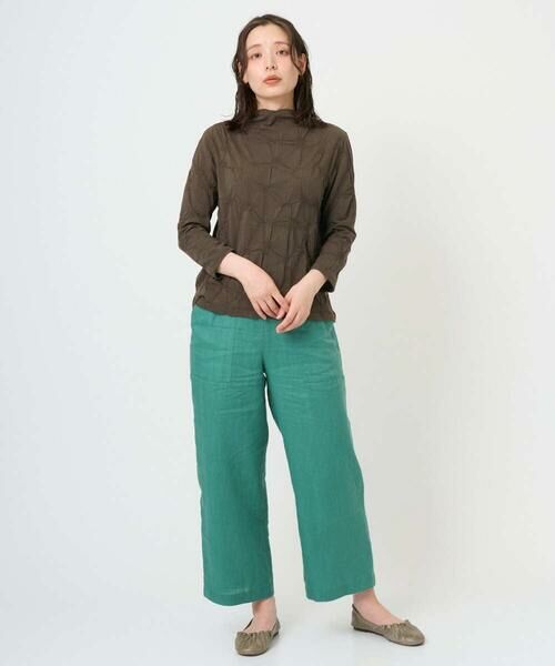 GIANNI LO GIUDICE / ジャンニ・ロ・ジュディチェ カットソー | [洗える・日本製]麻混シャーリングカットソー | 詳細5