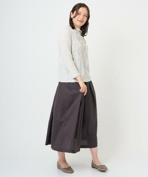 GIANNI LO GIUDICE / ジャンニ・ロ・ジュディチェ カットソー | [洗える・日本製]麻混シャーリングカットソー | 詳細8