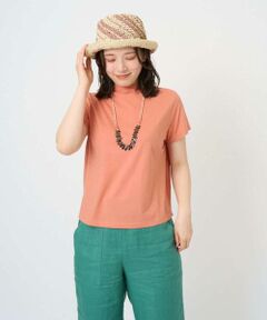 GIANNI LO GIUDICE / ジャンニ・ロ・ジュディチェ カットソー | [洗える・日本製]綿麻ボトルネック天竺カットソー