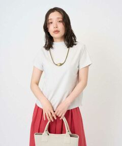 GIANNI LO GIUDICE / ジャンニ・ロ・ジュディチェ カットソー | [洗える・日本製]綿麻ボトルネック天竺カットソー