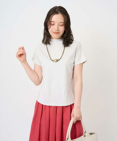 GIANNI LO GIUDICE / ジャンニ・ロ・ジュディチェ カットソー | [洗える・日本製]綿麻ボトルネック天竺カットソー | 詳細11