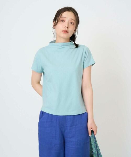 GIANNI LO GIUDICE / ジャンニ・ロ・ジュディチェ カットソー | [洗える・日本製]綿麻ボトルネック天竺カットソー | 詳細14