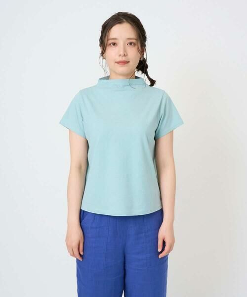 GIANNI LO GIUDICE / ジャンニ・ロ・ジュディチェ カットソー | [洗える・日本製]綿麻ボトルネック天竺カットソー | 詳細15